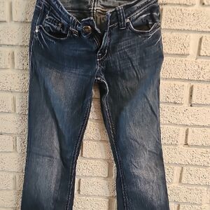 Sinful Dark Blue Flare Jeans